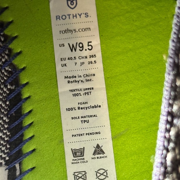 Rothy’s The Original Slip On Sneaker in Maritime Gradient (Retired) Size W9.5 - Picture 7 of 7